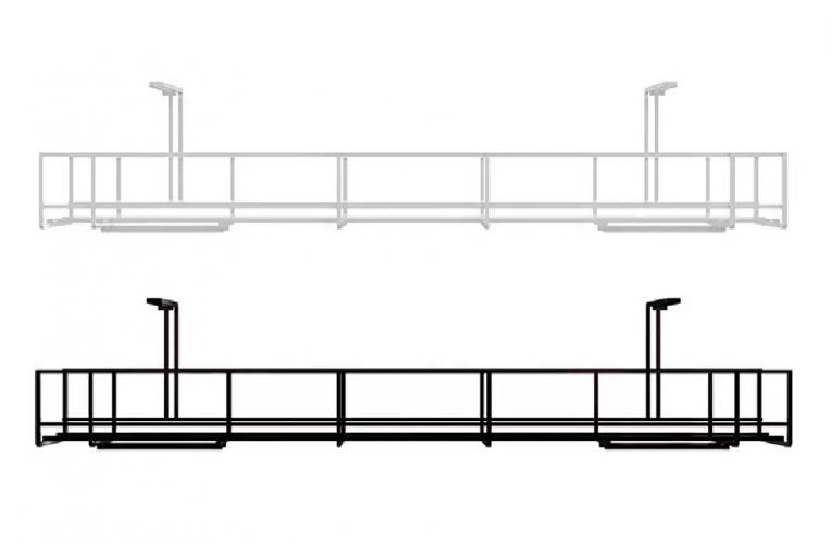 Cable Baskets single channel wire baskets for cables Office